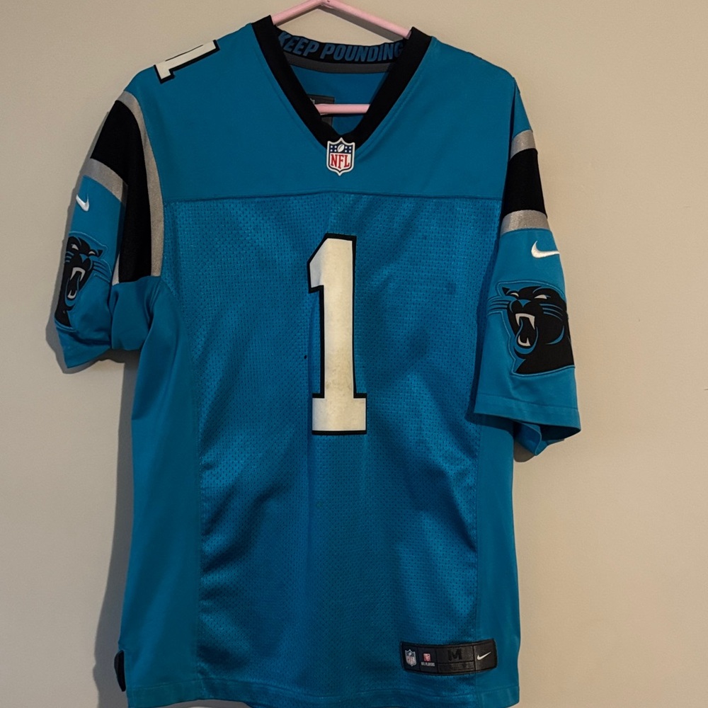 Nike Teal and Black Men's Jersey